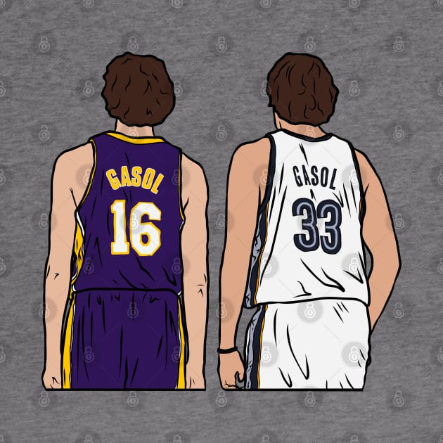 Pau and Marc Gasol by rattraptees